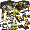 DEWALT 20V MAX XR 18 Tool Combo Kit with 5 Batteries & Charger