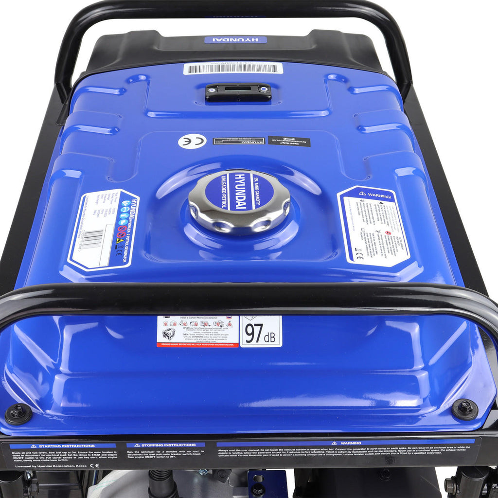 Hyundai HY9000LEK-2 7000W Gas Generator – view 2