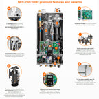Navien NFC-250/200H Fire Tube Condensing Combi Boiler – view 2