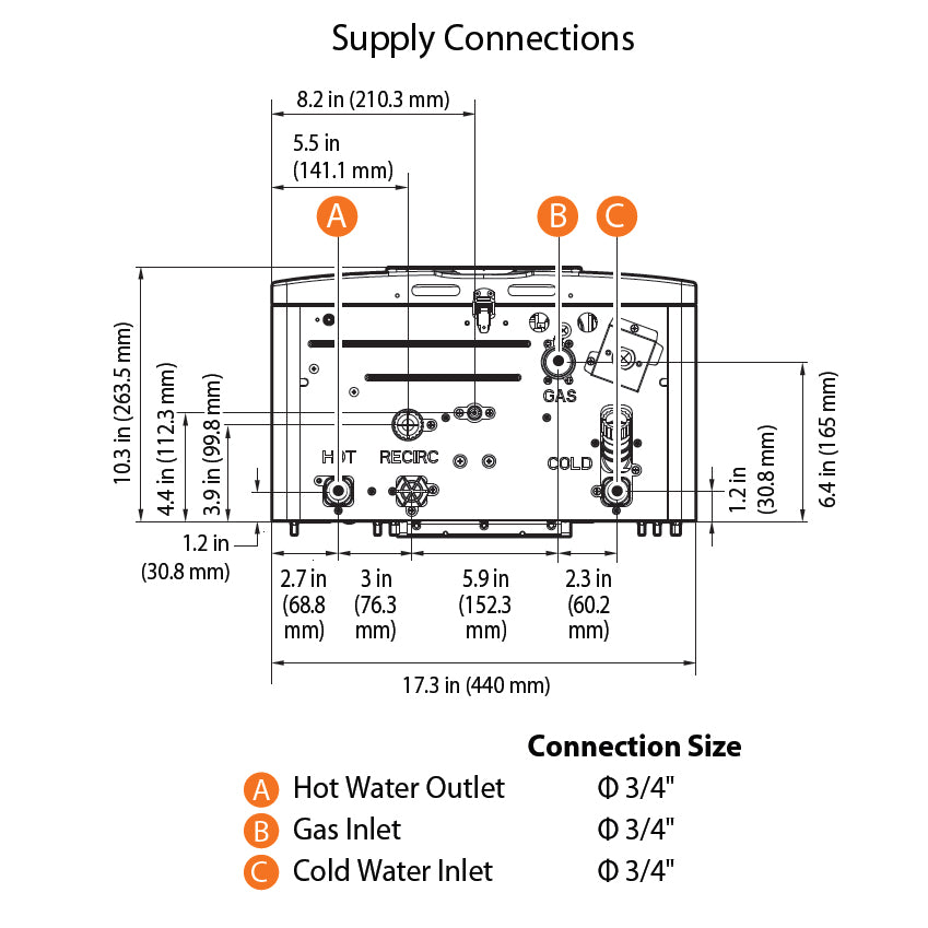 Navien NHW700-199AE Outdoor Tankless Water Heater – view 4