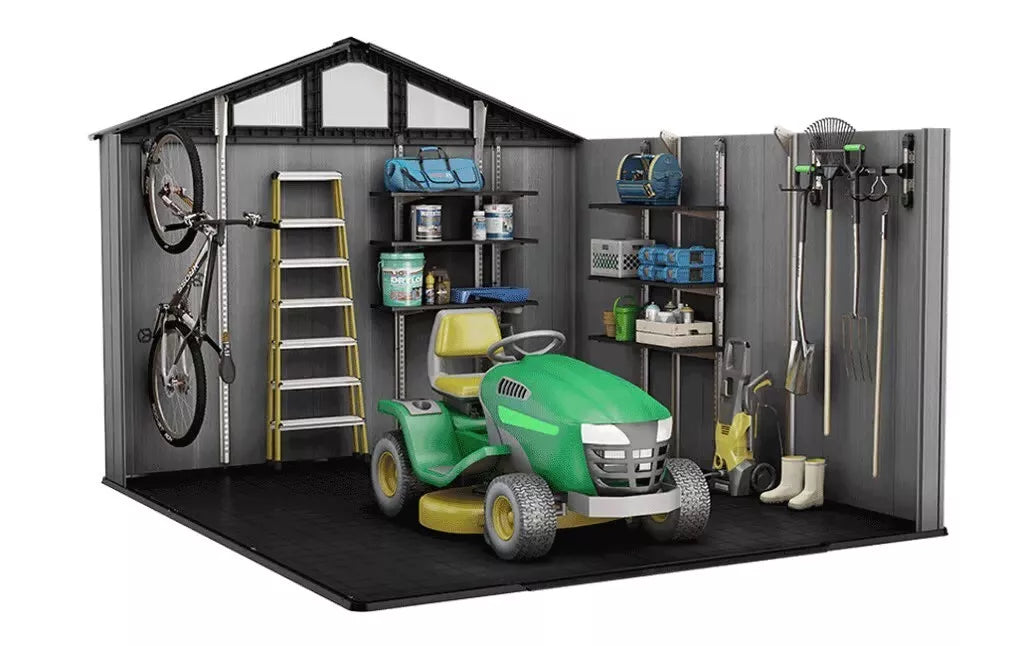 Keter Stronghold 10 x 11.5 ft Resin Storage Shed – view 2