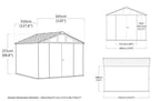 Keter Stronghold 10 x 11.5 ft Resin Storage Shed – view 5