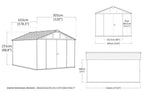 Keter Stronghold 10 x 15 ft Resin Storage Shed – view 7